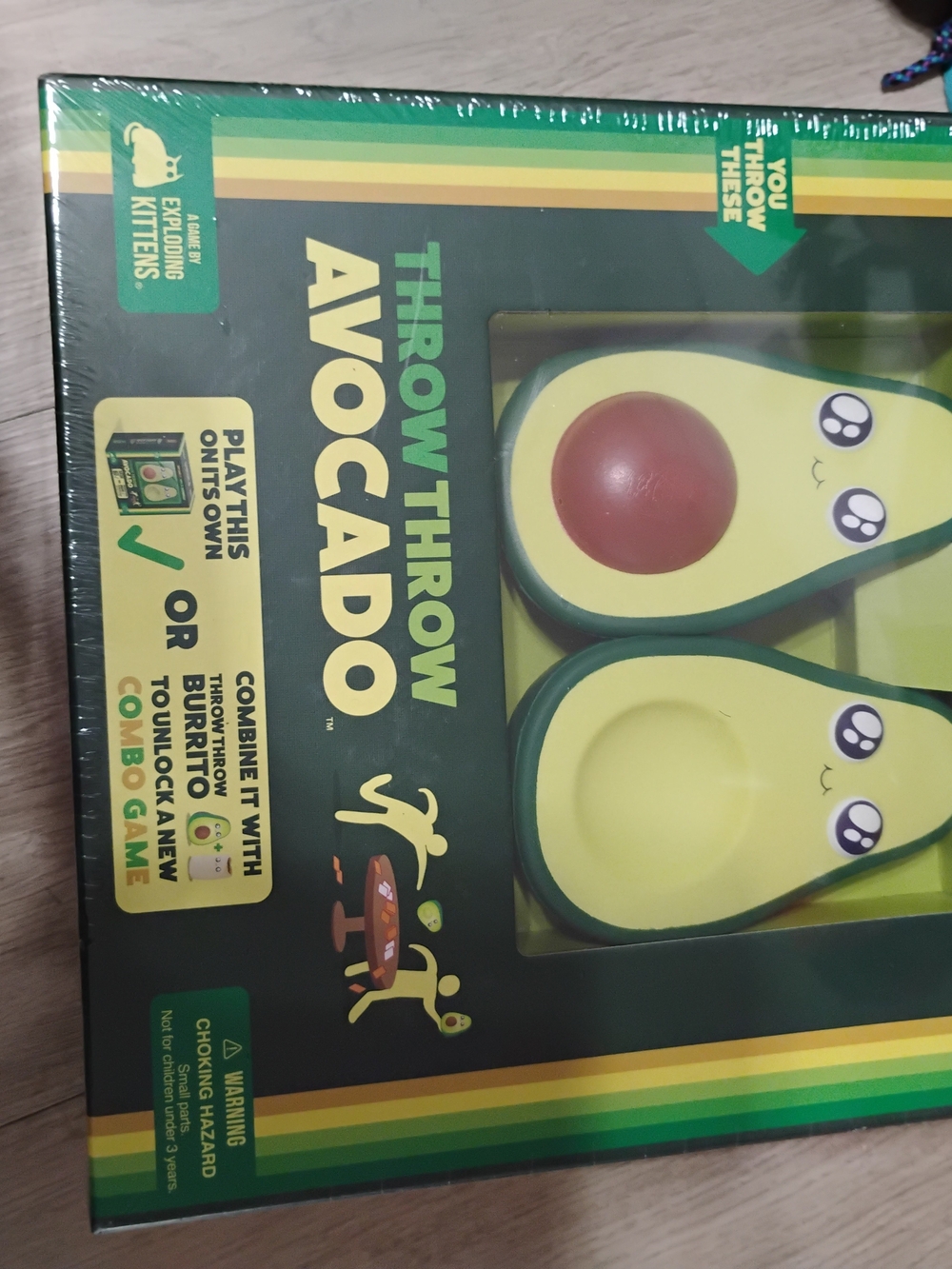 Throw Throw Avocado Game - Yellow & Green